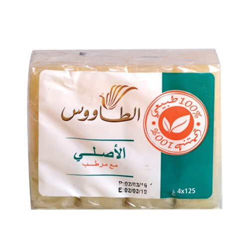 الطاووس الصابون الاصلي  4*1 120جم